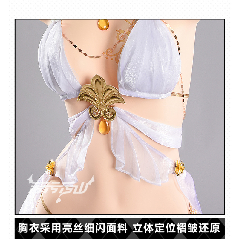Prop Para Cosplay - Biquíni sexy feminino, acessórios para vestido,