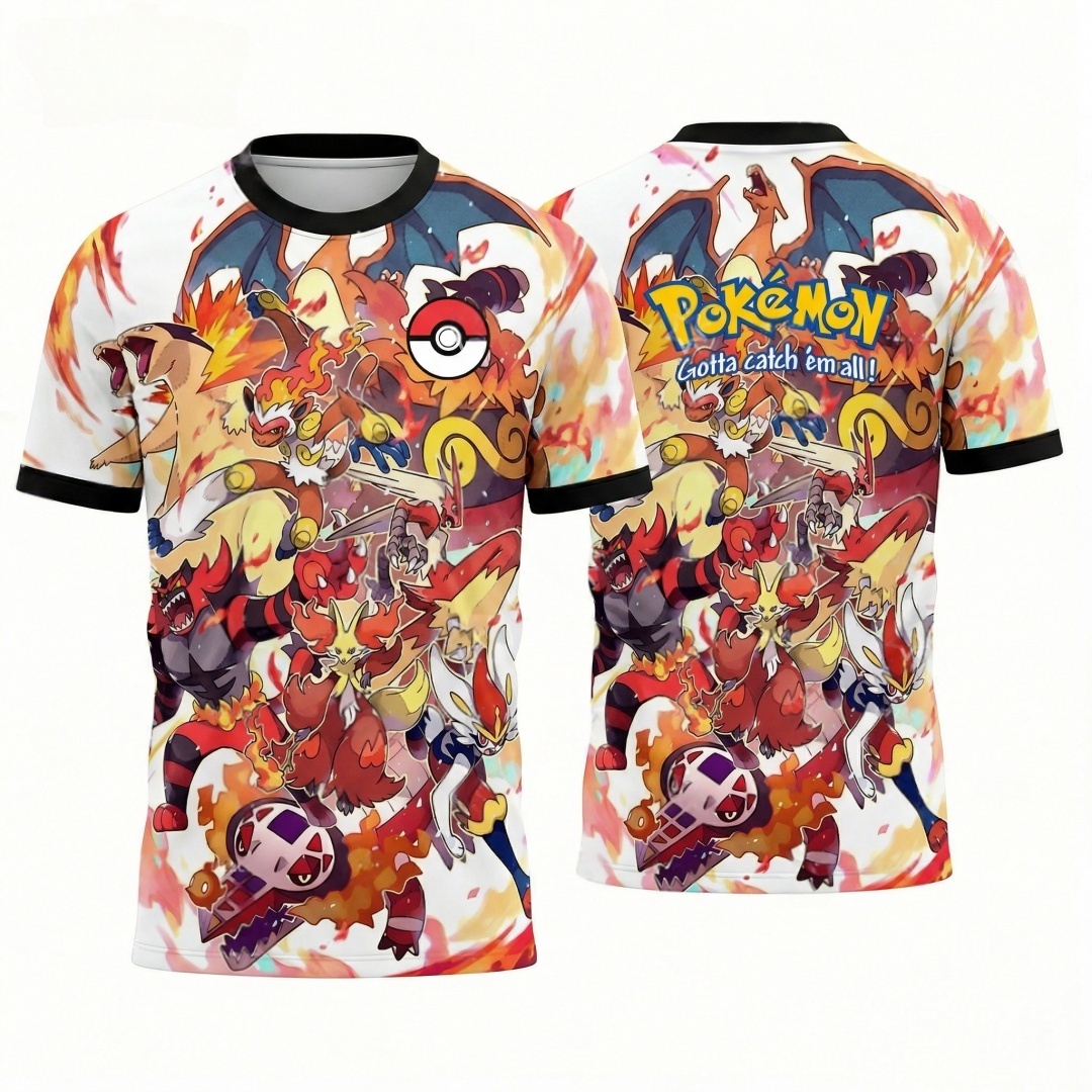 Pokeball Cosplay Prop - Camiseta Adulto e Infantil Temática Pokémon
