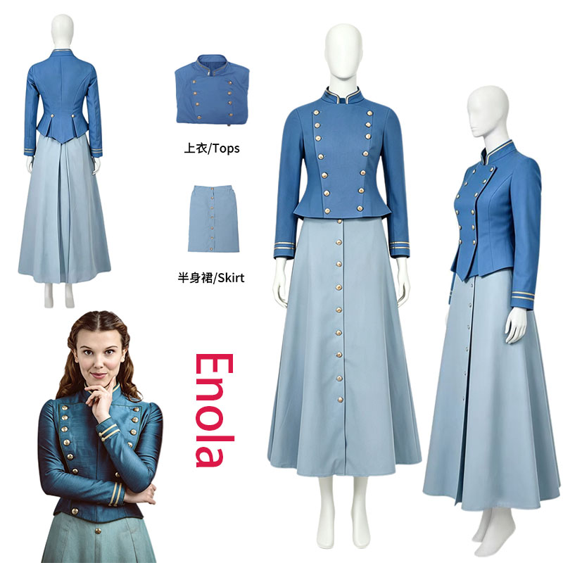 Prop Para Cosplay - Fantasia de Cosplay Enola Holmes para