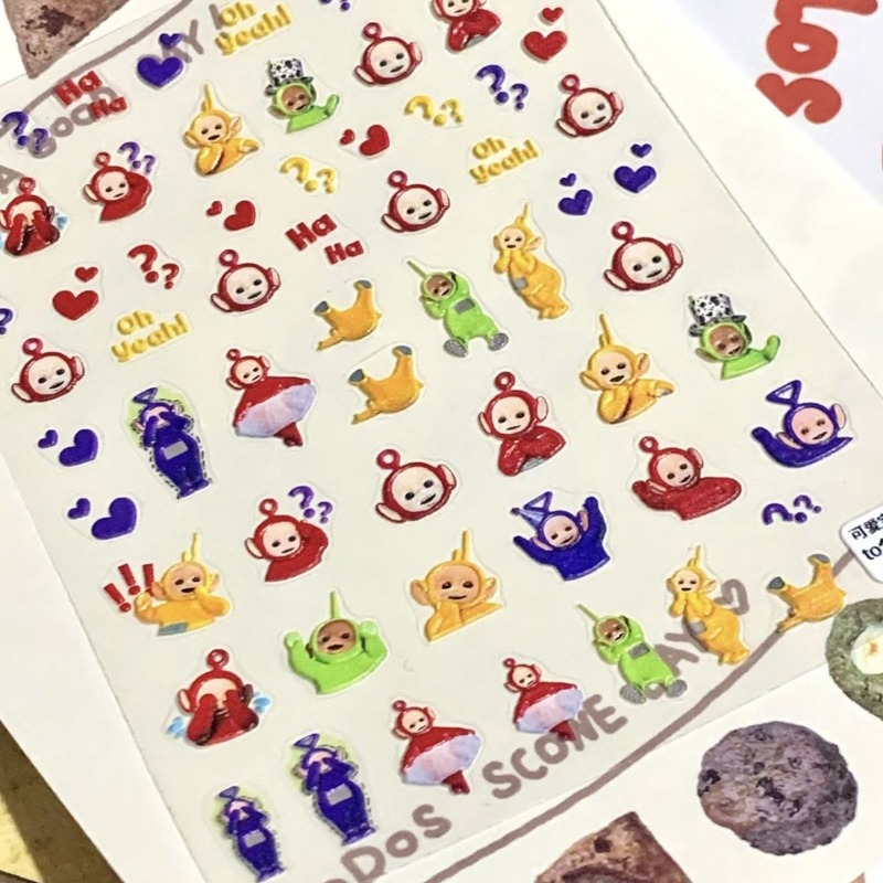 Cosplay Prop Diy - Novos Adesivos 3D Fofos dos Teletubbies