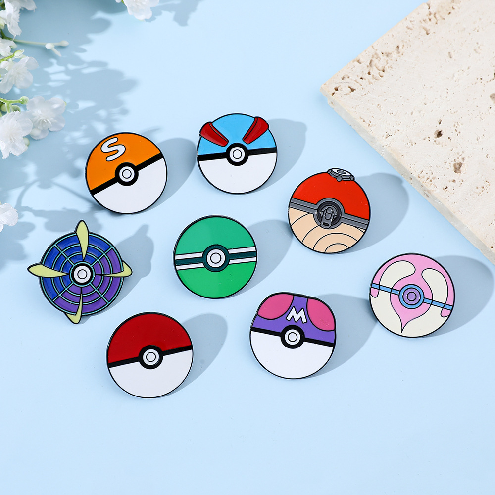 Pins de Esmalte de Desenho Ani - Pokeball Cosplay Prop avaliação e preço