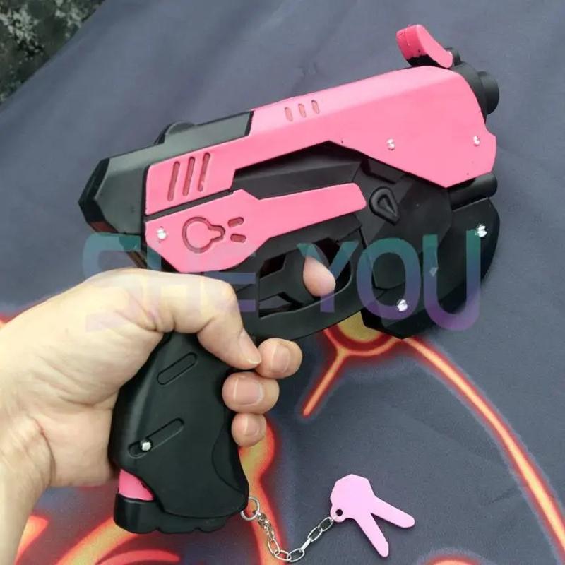 2025 anime jogo ow adereços d. - Dva Cosplay Prop avaliação e preço
