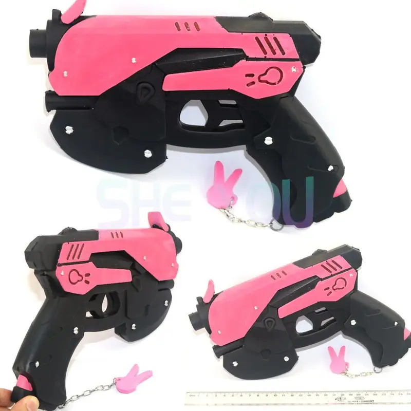 2025 anime jogo ow adereços d. - Dva Cosplay Prop avaliação e preço