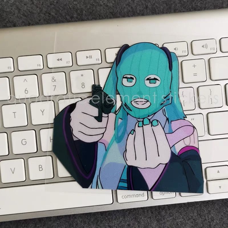 Adesivo de Moto Miku à Prova d - Cosplay Prop Diy avaliação e preço
