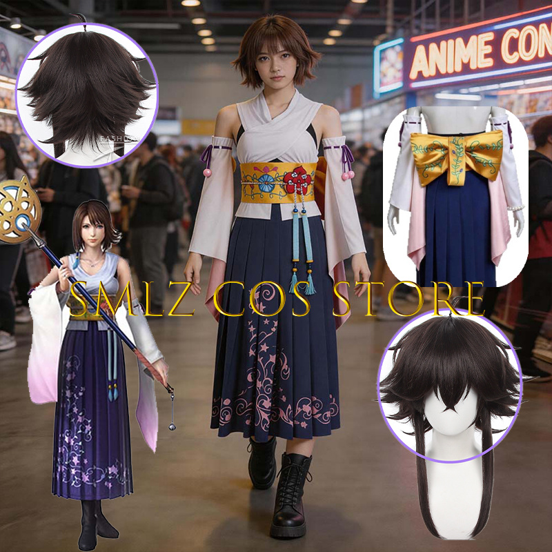 Fantasia Cosplay Yuna FF10 X S - Prop Para Cosplay avaliação e preço