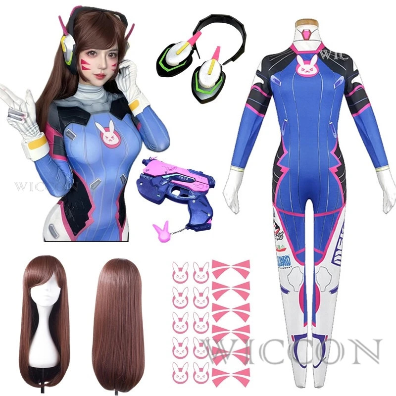 2025 anime mulher macacão coll - Dva Cosplay Prop avaliação e preço