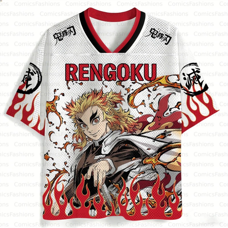 Camiseta Oversize V-Neck Demon - Cosplay Flame Prop avaliação e preço